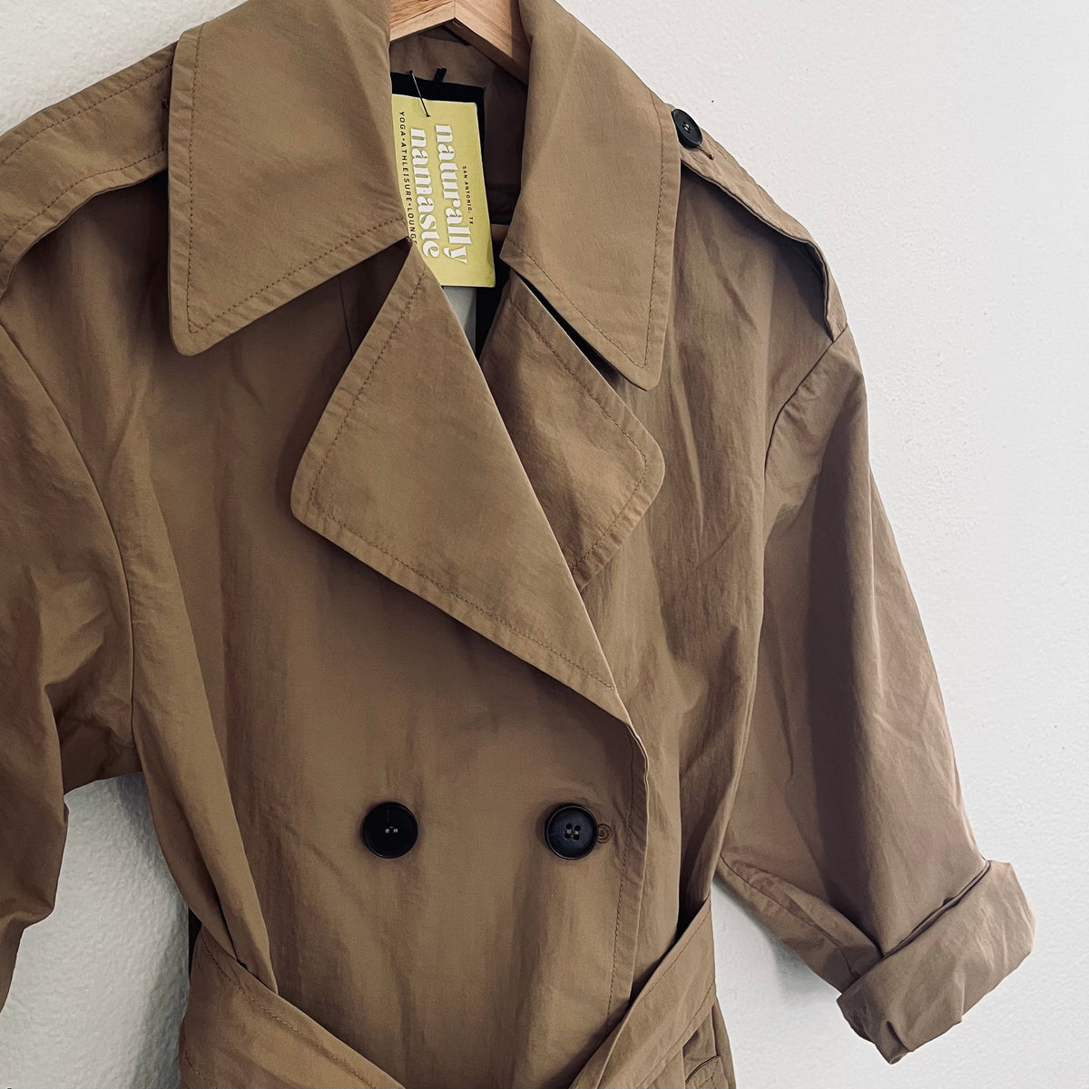 Active Doublebreasted Trench Coat – Naturally Namaste365