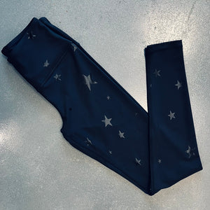 Matte Black+Stars Leggings