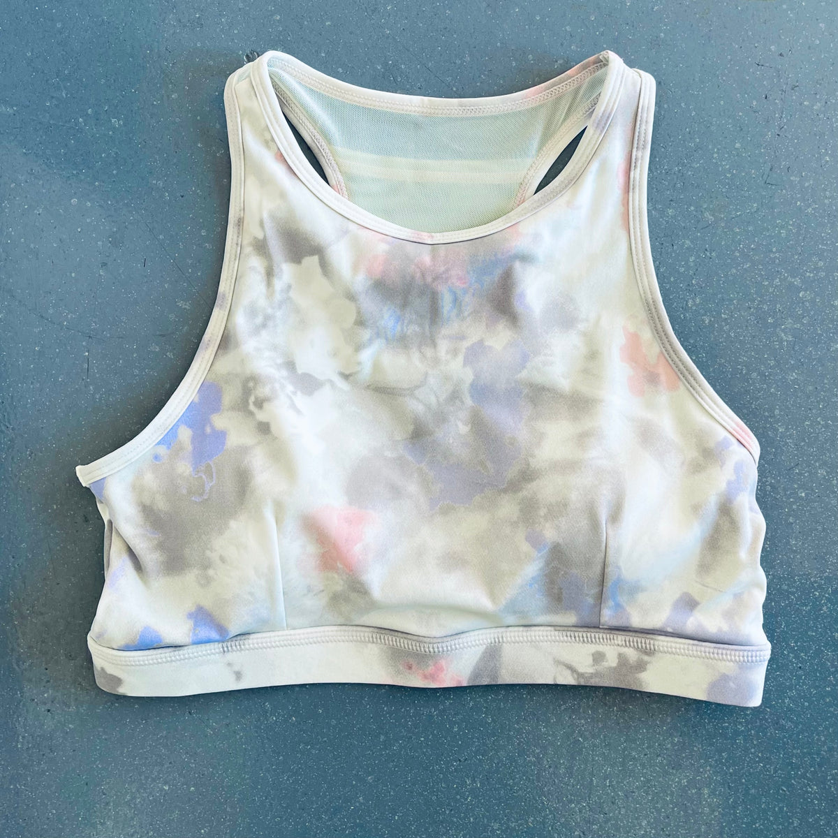 Watercolor Razorback Sports Bra with Mesh Pocket – Naturally Namaste365