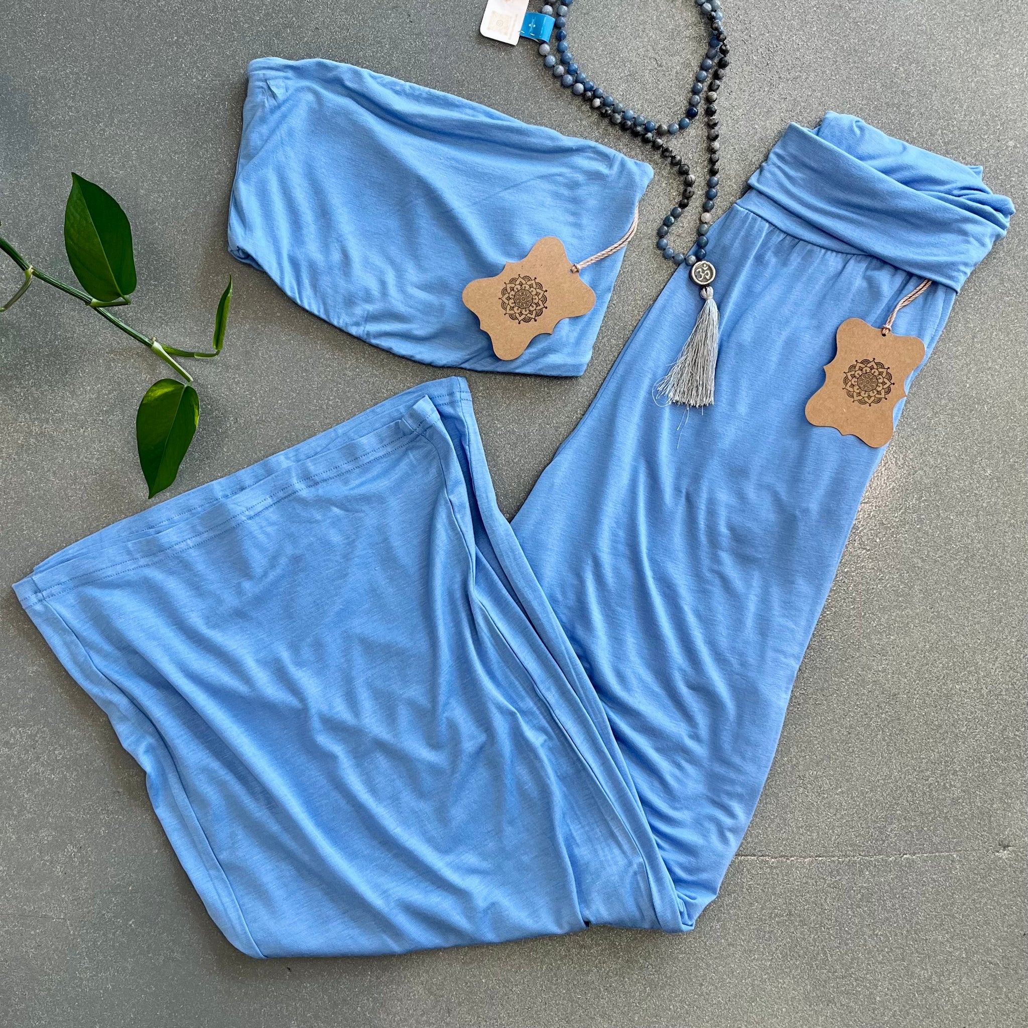 LOUNGE Bandeau Top- Light Blue