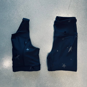 Matte Black+Stars Leggings