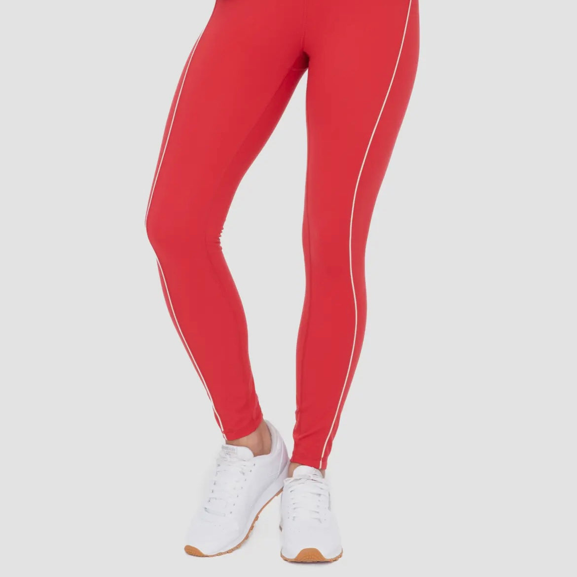 Red+Nude Piping Leggings