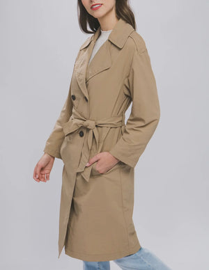 Active Doublebreasted Trench Coat