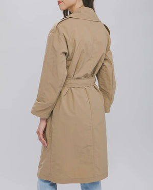 Active Doublebreasted Trench Coat