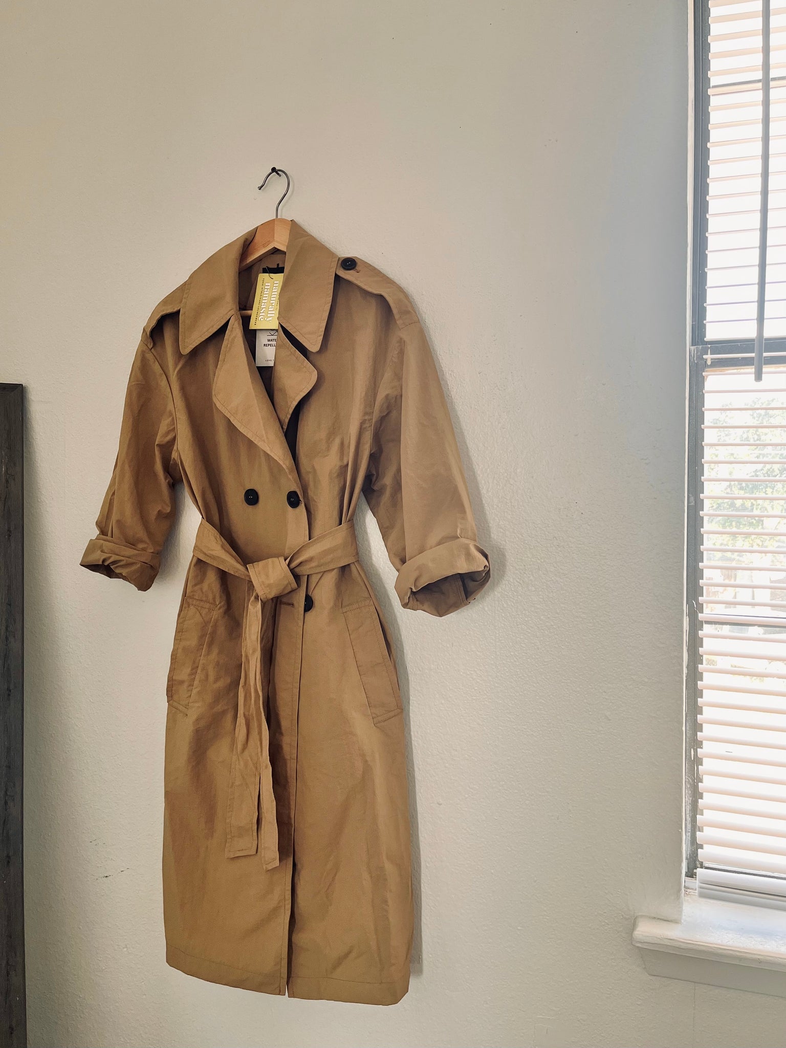 Active Doublebreasted Trench Coat