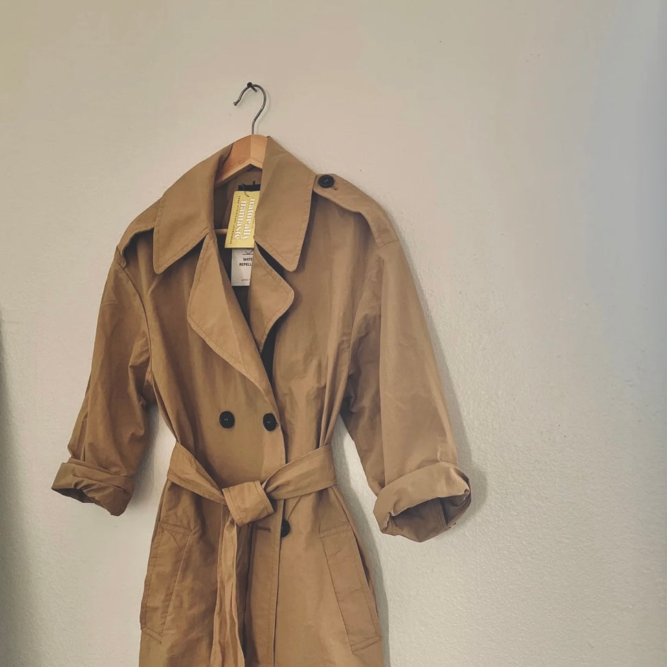 Active Doublebreasted Trench Coat