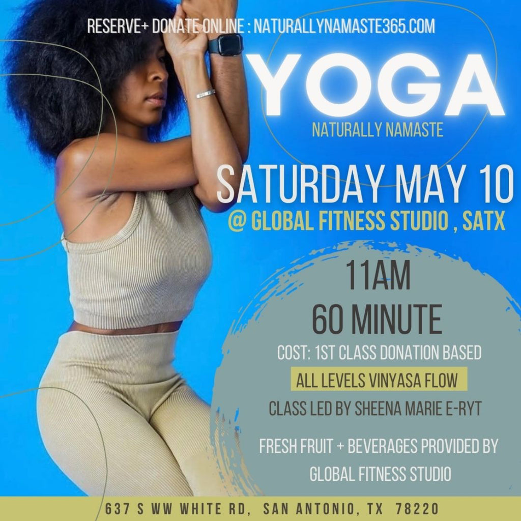 $15 Donation- Global Fitness, Saturday May 10