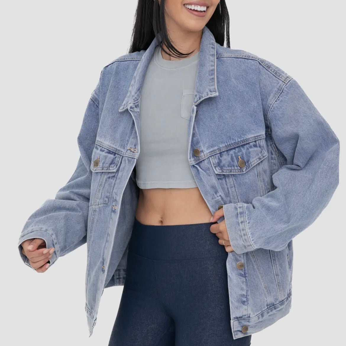 Oversized Everyday Denim Jacket – Naturally Namaste365