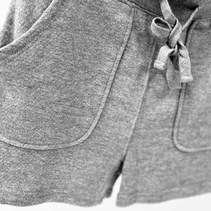 Lounge Drawstring Shorts in Gray